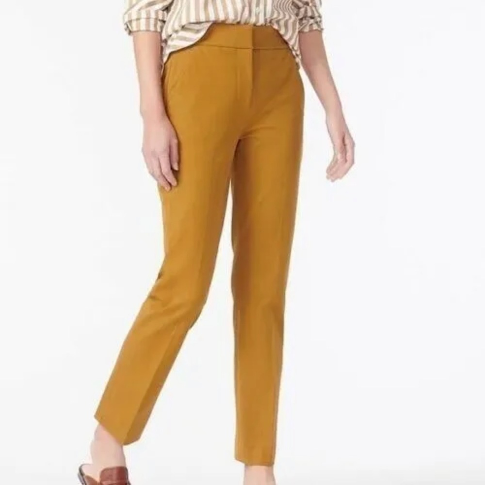 J Crew Remi Pant Bi-Stretch Cotton EUC Size 4